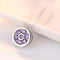 Round metal pendant Morado