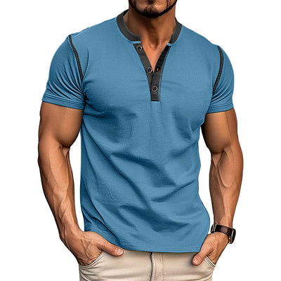Polo Clásico de Manga Corta con Cuello V - Camiseta Fresca para Hombre - Image 25