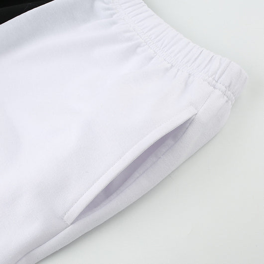 Pantalones de Corte Moderno con Costuras Combinadas - Image 5