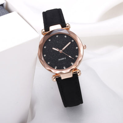 Reloj de Pulsera para Mujer Romántico con Cielo Estrellado, Diseño Cuero y Diamantes - Image 34