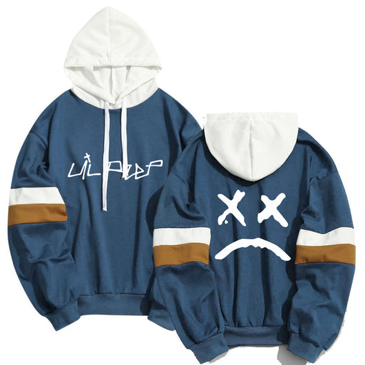 Sudadera Harajuku Kawaii Cry Baby Lil Peep Patchwork Hip Hop Streetwear Unisex - Image 4