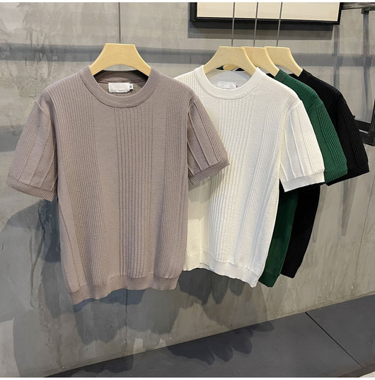 Playera Ligera de Seda de Hielo - Manga Corta Transpirable - Image 19