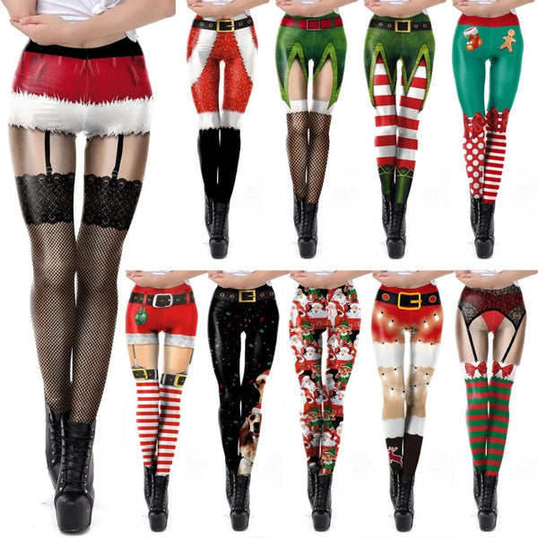 Leggings Navideños Cómodos y Elegantes