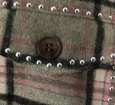 Chaqueta Camisa a Cuadros con Flecos - Image 4