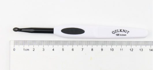 Ganchillo de Aluminio Negro Profesional - Image 6