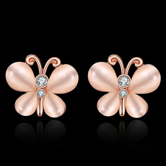 Aretes Mariposa Ojo de Gato para Mujer - Image 4