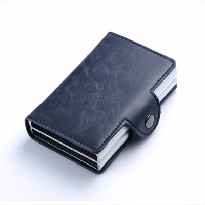 Billetera de Cuero para Tarjetas de Crédito con Protección RFID - Aluminio Doble y Diseño Premium - Image 7