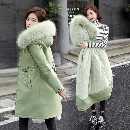 Chaqueta Acolchada de Algodón con Cintura Térmica para Invierno - Image 11