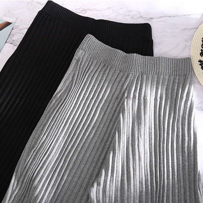 Pantalones Harem de Punto Otoño-Invierno para Mujer Cintura Ajustable - Image 11