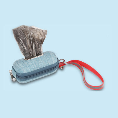 Dispensador Portátil de Bolsas para Recoger Desechos de Mascotas