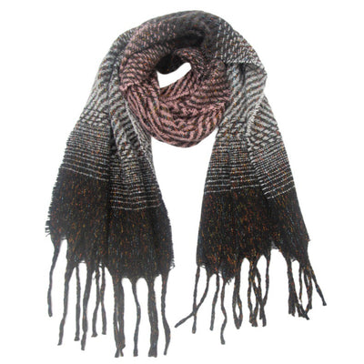 Chal Degradado con Borlas para Mujer - Estilo Europeo y Americano - Image 8