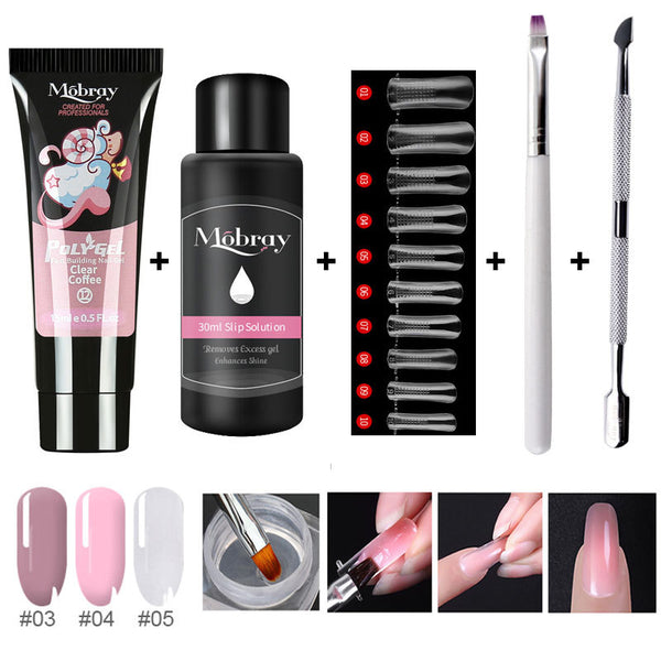 Gel Multicolor para Extensiones de Uñas