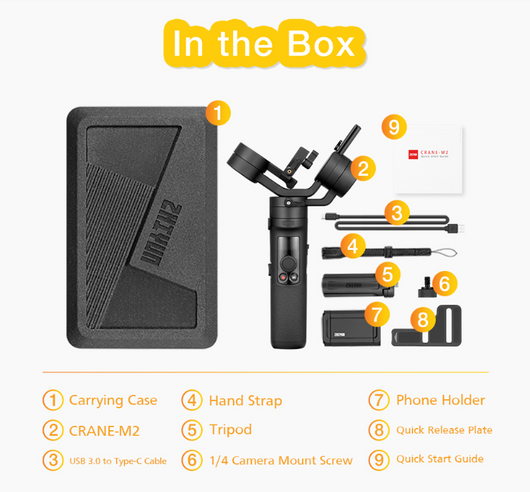 Estabilizador de Mano Zhiyun M2 Anti-Vibración - Image 6