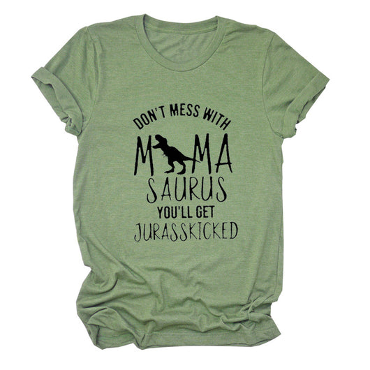 Playera Holgada Cuello Redondo Manga Corta Casual - Image 7