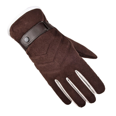 Guantes de Motocicleta Ante y Algodón - Protección y Comodidad para Conducción - Image 3
