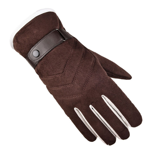 Guantes de Motocicleta Ante y Algodón - Protección y Comodidad para Conducción - Image 3