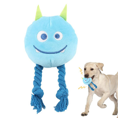 Juguetes Chirriantes para Perros con Diseño de Nudo Fuerte - Juguetes de Dentición Masticables