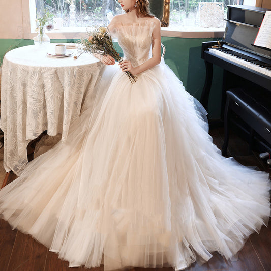 Sostén de Ceremonia Estilo Francés - Vestido de Novia Ligero