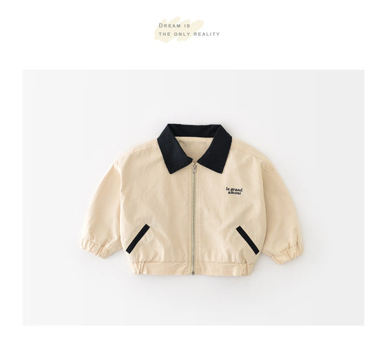 Cardigan con Cuello Grande y Cierre de Cremallera para Niños - Image 16