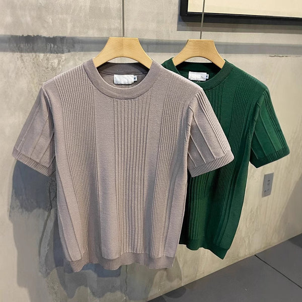 Playera Ligera de Seda de Hielo - Manga Corta Transpirable