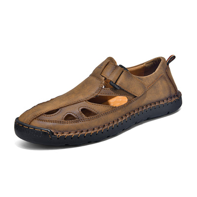 Sandalias Cerradas Tejidas a Mano para Hombre - Transpirables y Cómodas - Image 6