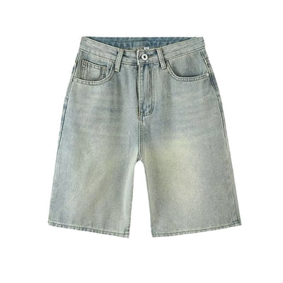 Shorts Denim Retro Lavado para Mujer - Estilo Casual Versátil - Image 5
