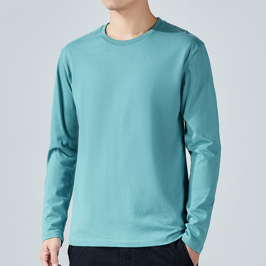 Camiseta Manga Larga Básica de Algodón para Hombre - Image 3