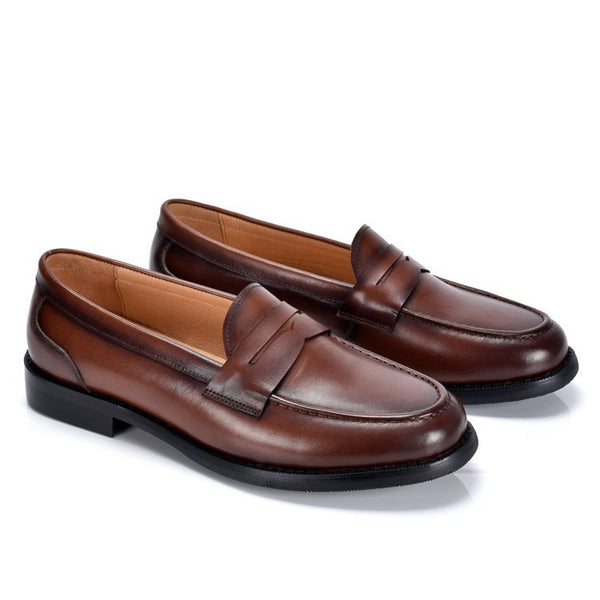 Mocasines Británicos Vintage Estilo Clásico sin Cordones - Image 4