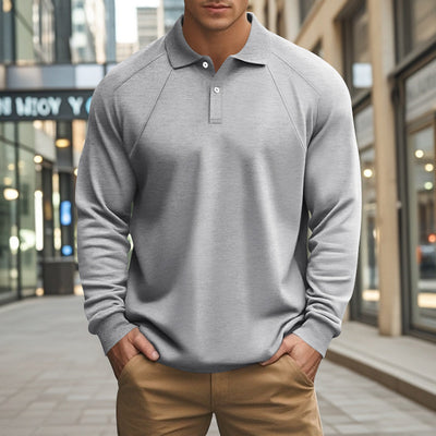 Polo Casual de Cuello Clásico para Hombre - Diseño Versátil Primavera Otoño - Image 23