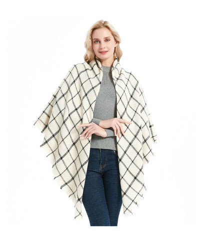 Chal Doble Cara Reversible para Mujer - Abrigo Versátil Otoño Invierno Talla Grande - Image 46