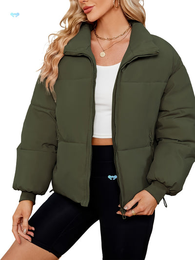 Chaqueta Acolchada Ligera de Plumas para Mujer - Image 10