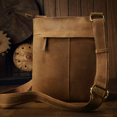 Bolsa Mensajera de Cuero para Hombre - Image 2