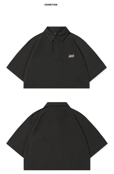 Polo Deconstruido con Costuras Americanas de Manga Corta para Hombre - Image 19