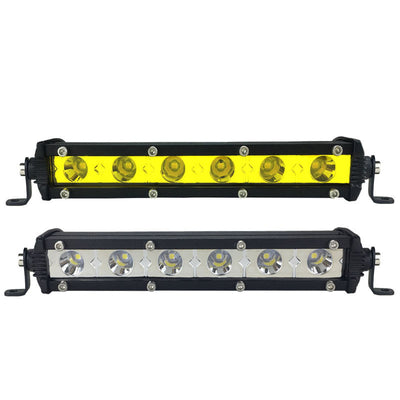 Barra LED Delgada 18W de Una Fila para Auto