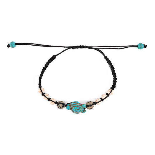 Pulsera Trenzada con Cuentas de Tortuga - Image 4