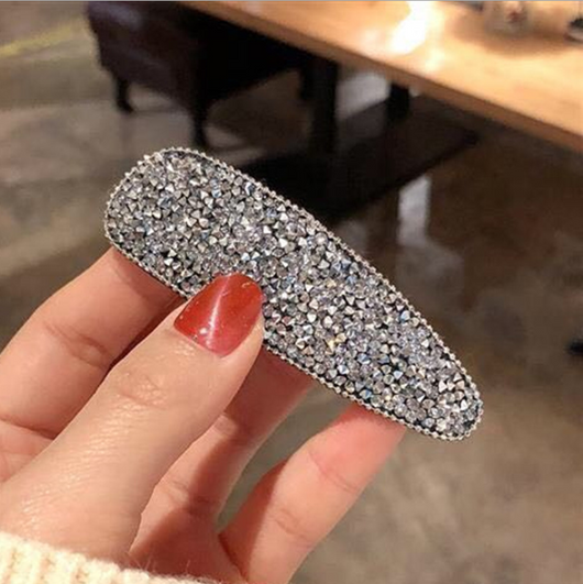 Broche de Cabello de Cristal Geométrico con Strass - Image 14