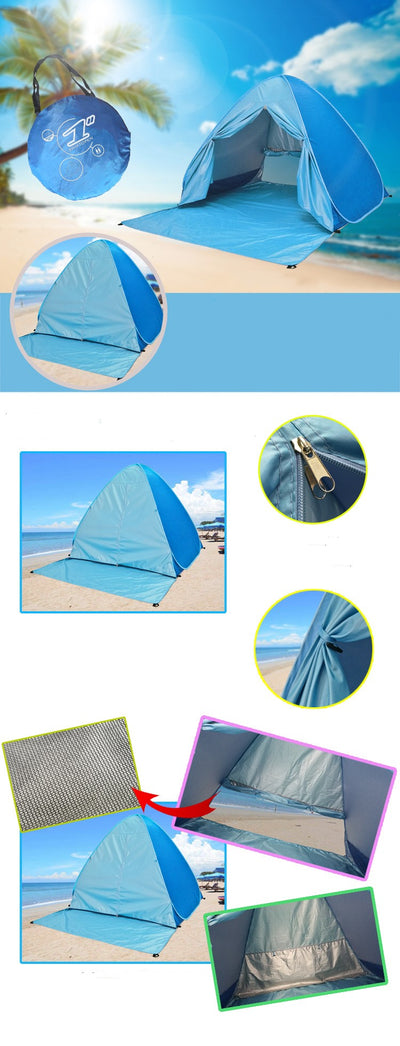 Carpa Parasol Pop-Up Anti-UV para Playa y Camping - Image 8