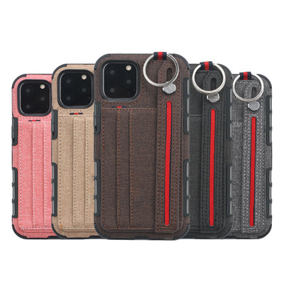 Funda para móvil con correa de cuero y protección premium - Image 7