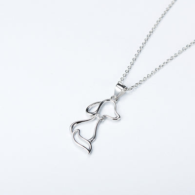 Collar de Plata 925 con Dije de Perro para Mujer - Image 4