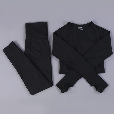 Pantalones Deportivos Cintura Alta Sin Costuras con Levantamiento Push-up para Yoga y Running - Image 15
