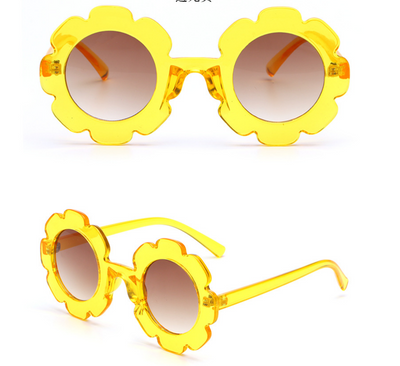 Gafas de sol infantiles marco redondo con flores - Diseño personalizado para niñas - Image 7