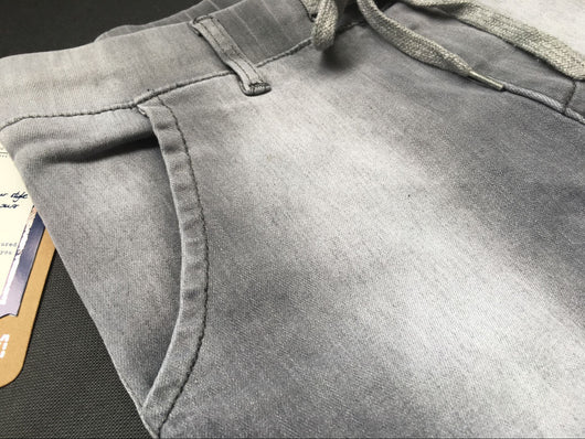 Pantalones Deportivos Elásticos Grises Talla Grande para Mujer - Image 20