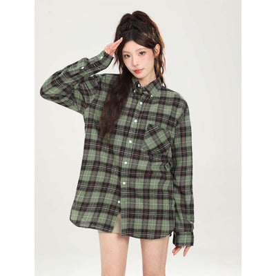 Camisa Larga de Protección Solar Estilo Retro para Mujer - Image 13