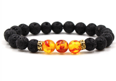 Pulsera Difusora de Aceites Esenciales con Piedras de Lava - 15 Colores Chakra Buddha Yoga - Image 14