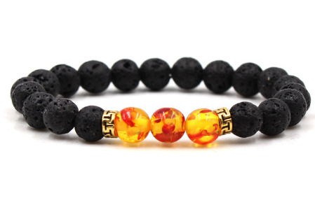 Pulsera Difusora de Aceites Esenciales con Piedras de Lava - 15 Colores Chakra Buddha Yoga - Image 14