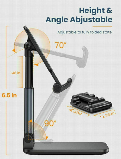 Soporte Plegable Ajustable para Celular y Tablet - Base de Escritorio - Image 12