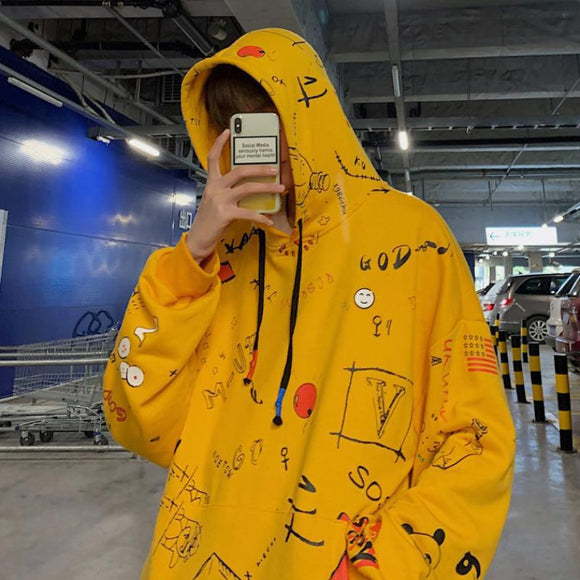 Sudadera con Capucha Holgada para Hombre