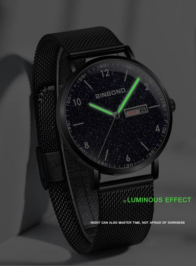 Reloj Inteligente Ultrafino con Diseño de Cielo Estrellado - Resistente al Agua para Adolescentes - Image 19