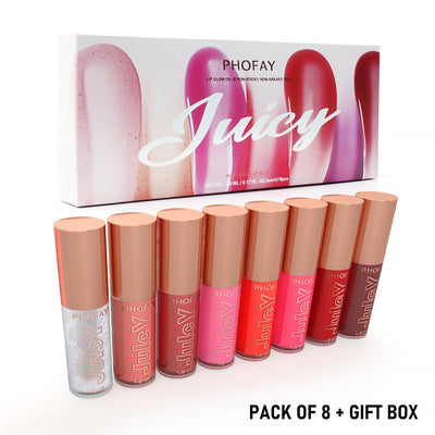 Set de Aceites Labiales Jugosos PHOFAY