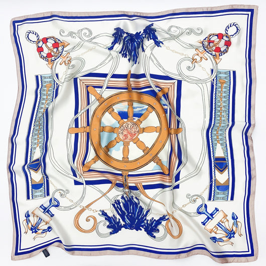 Pañuelo de Seda Estampado con Protección Solar - Image 15